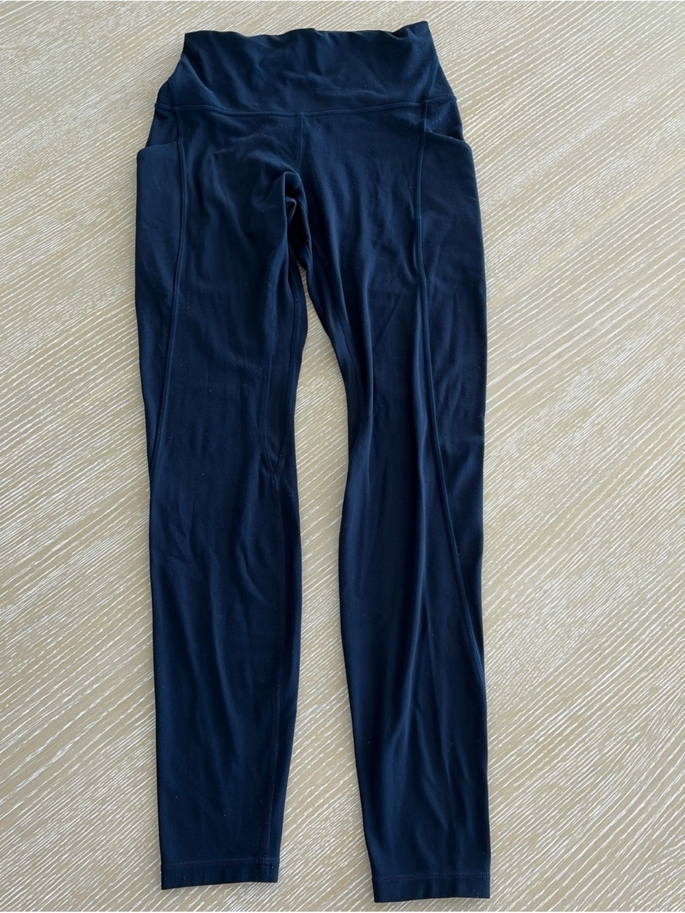 Lululemon Align High-Rise Leggings Women’s 6 Navy Side Pockets